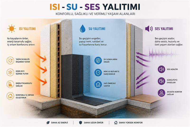 Isı Su Ses Yalıtımı